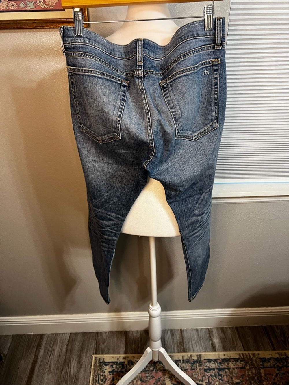 rag and bone tomboy light blue jeans west village 29 8 - Picture 12 of 14